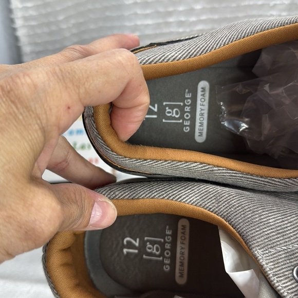 (W9) George Men's Gray Casual Shoes,size 12 - Picture 7 of 8